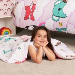 OHS Weighted Blanket Squish Blob Mallows Sensory Therapy Sleep Anxiety Throw in Lilac - Size: 100 cm × 150 cm - thumbnail 3