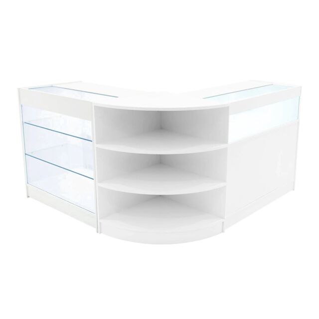 Monstershop Demeter LED Shop Counter Set K900, B900 & LM60 - White - image 1