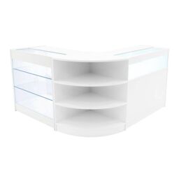 Monstershop Demeter LED Shop Counter Set K900, B900 & LM60 - White - thumbnail 1