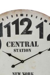 Orsina Vintage Style Wall Clock in Brown - thumbnail 2