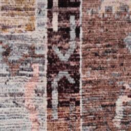 Kukoon Tribal Design Cotton Chenille Washable Long Hallway Runner Rug in Brown - Size: 60 cm x 240 cm - thumbnail 4