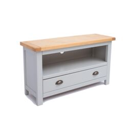 Cabinet Bits Argenta Light Grey 1 Drawer TV Cabinet Brass Cup Handle - thumbnail 3