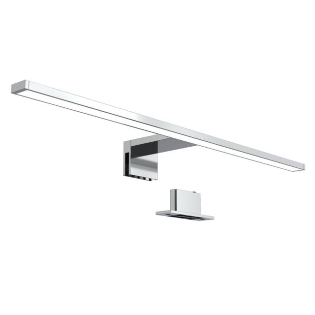 B.K.Licht IP44 600mm LED Mirror Light in Silver - image 1