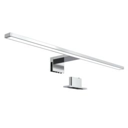 B.K.Licht IP44 600mm LED Mirror Light in Silver