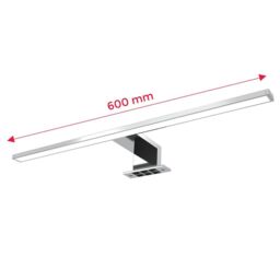 B.K.Licht IP44 600mm LED Mirror Light in Silver - thumbnail 9