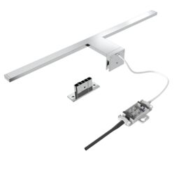 B.K.Licht IP44 600mm LED Mirror Light in Silver - thumbnail 8