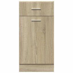 Berkfield Home Drawer Bottom Cabinet Lyon Sonoma Oak 40x46x81.5 cm Engineered Wood in Brown - thumbnail 6