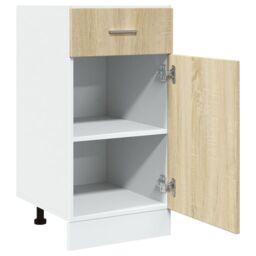 Berkfield Home Drawer Bottom Cabinet Lyon Sonoma Oak 40x46x81.5 cm Engineered Wood in Brown - thumbnail 5