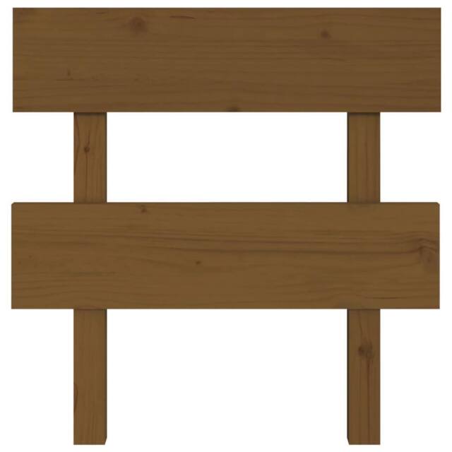 Berkfield Home Beautiful Bed Headboard Honey Brown 103.5x3x81 cm Solid Wood Pine - image 1