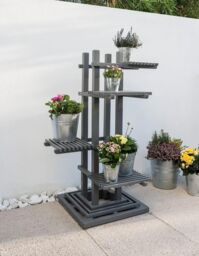 Norfolk Leisure Lifestyle Verdi Plant Stand in Light Grey - thumbnail 1