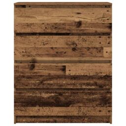Berkfield Home Sideboard Old Wood 80x35x99 cm Engineered Wood in Brown - Size: 80 x 35 x 99 cm - thumbnail 6