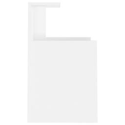 Berkfield Home Durable Bed Cabinets 2 pcs White 40x35x60 cm Engineered Wood - Size: 40 x 35 x 60 cm - thumbnail 5