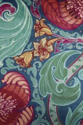 Laurence Llewelyn-Bowen 'Down the Dilly' Soft Touch Velvet Filled Cushion in Blue - Size: 43 cm x 43 cm - thumbnail 5