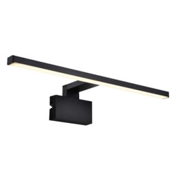 Nordlux Modern Indoor Wall Light Black Metal Intergrated LED 25, 000hrs - Mains Powered, IP44 - thumbnail 1