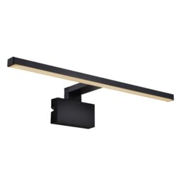 Nordlux Modern Indoor Wall Light Black Metal Intergrated LED 25, 000hrs - Mains Powered, IP44 - thumbnail 9