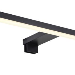 Nordlux Modern Indoor Wall Light Black Metal Intergrated LED 25, 000hrs - Mains Powered, IP44 - thumbnail 2