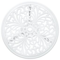 Berkfield Home 3-Piece Garden Bistro Set - White Cast Aluminum - thumbnail 8