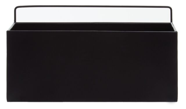 Orsina Small Plant Box, Robust Iron Constructed Garden Planter Box, Versatile Garden Box For Planting in Black - image 1