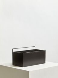 Orsina Small Plant Box, Robust Iron Constructed Garden Planter Box, Versatile Garden Box For Planting in Black - thumbnail 4