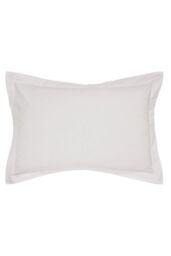 Helena Springfield 'Plain Dye' Polycotton Oxford Pillowcase in Silver