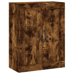 Berkfield Home Highboard Smoked Oak 69.5x34x180 cm Engineered Wood in Brown - thumbnail 5