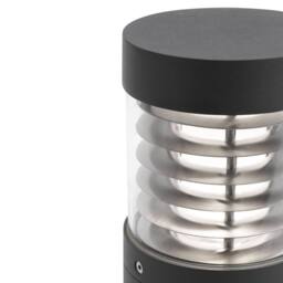 Netlighting Giza LED Outdoor Pedestal Light Dark Grey IP54 - thumbnail 2