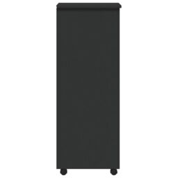 Berkfield Home Rolling Cabinet with Drawers MOSS Grey Solid Wood Pine - thumbnail 5