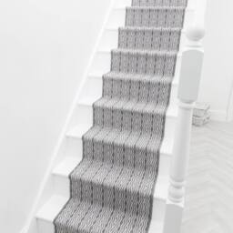 runrug Stair Runner Carpet - Reversible & Durable, 2mm - 'Cable' in Grey - Size: 60 cm x 600 cm - thumbnail 7