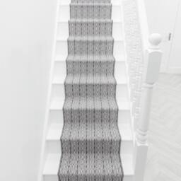 runrug Stair Runner Carpet - Reversible & Durable, 2mm - 'Cable' in Grey - Size: 60 cm x 600 cm - thumbnail 6