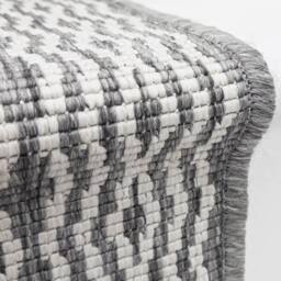 runrug Stair Runner Carpet - Reversible & Durable, 2mm - 'Cable' in Grey - Size: 60 cm x 600 cm - thumbnail 2
