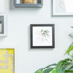 "Nicola Spring 3D Box Photo Frames - 6"" x 6"" - Pack of 2 in Black" - thumbnail 5