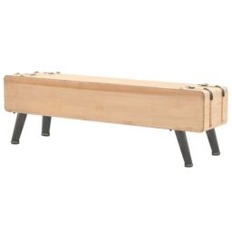 Berkfield Home TV Cabinet Solid Fir Wood 120x33x35 cm in Brown - Size: 120 x 33 x 35 cm - thumbnail 4