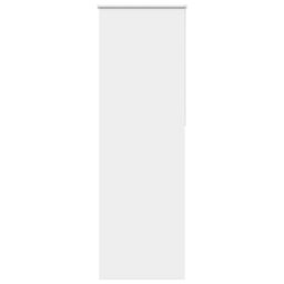 Berkfield Home Roller Blind Blackout White 80x210 cm Fabric Width 75.7 cm Polyester - thumbnail 1