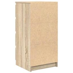 Berkfield Home Sideboard Sonoma Oak 37.5x35x76 cm Engineered Wood in Light Tan - thumbnail 8