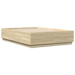 Berkfield Home Bed Frame without Mattress Sonoma Oak 150x200 cm King Size in Light Brown - thumbnail 6