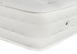 Sloomy Silk 1000 Pocket Dual Zone Hybrid Mattress in White - Size: King