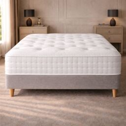 Sloomy Silk 1000 Pocket Dual Zone Hybrid Mattress in White - Size: King - thumbnail 9
