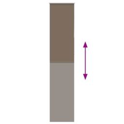 Berkfield Home Roller Blind Blackout Coffee 50x230 cm Fabric Width 45.7 cm Polyester in Brown - thumbnail 5