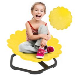 AIYAPLAY Sensory Spinning Chair, Kids Swivel Chair in Yellow - thumbnail 2