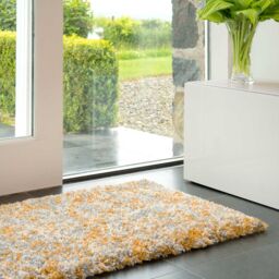 Kukoon Orange Silver Super Soft Shaggy Area Rug in Copper - Size: 120 cm x 170 cm - thumbnail 6