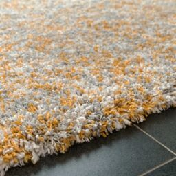Kukoon Orange Silver Super Soft Shaggy Area Rug in Copper - Size: 120 cm x 170 cm - thumbnail 2