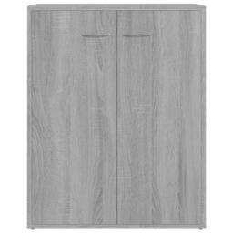 Berkfield Home Sideboard Grey Sonoma 60x30x75 cm Engineered Wood - Size: 60 x 30 x 75 cm - thumbnail 6