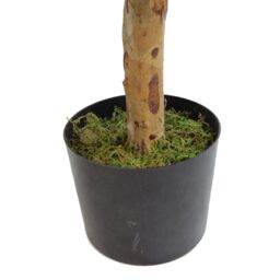 Leaf Artificial Ficus Tree Plant Green Dracaena 100cm Natural Wood Trunk Realistic Botanik - thumbnail 3