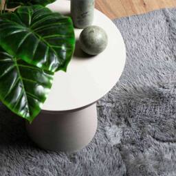Berkfield Home Shaggy Rug High Pile NAVARRA Light Grey 60x100 cm Polyester - Size: Medium - thumbnail 8