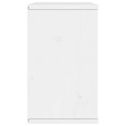 Berkfield Home TV Cabinet ODDA White 79x24x40 cm Solid Wood Pine - Size: 79 x 24 x 40 cm - thumbnail 7