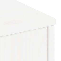 Berkfield Home TV Cabinet ODDA White 79x24x40 cm Solid Wood Pine - Size: 79 x 24 x 40 cm - thumbnail 9
