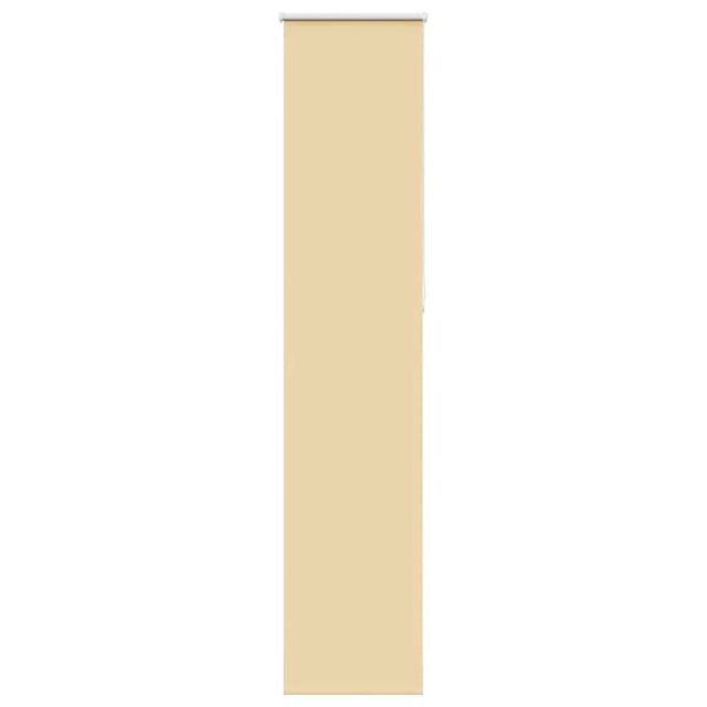 Berkfield Home Roller Blind Blackout Beige 45x210 cm Fabric Width 40.7 cm Polyester - image 1