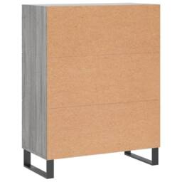 Berkfield Home Sideboard Grey Sonoma 69.5x34x90 cm Engineered Wood - thumbnail 8