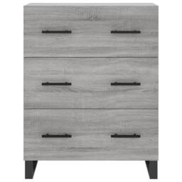 Berkfield Home Sideboard Grey Sonoma 69.5x34x90 cm Engineered Wood - thumbnail 5