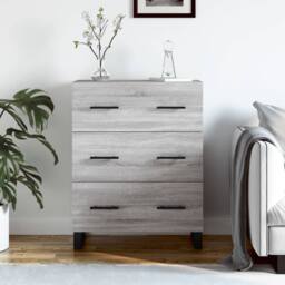Berkfield Home Sideboard Grey Sonoma 69.5x34x90 cm Engineered Wood - thumbnail 2